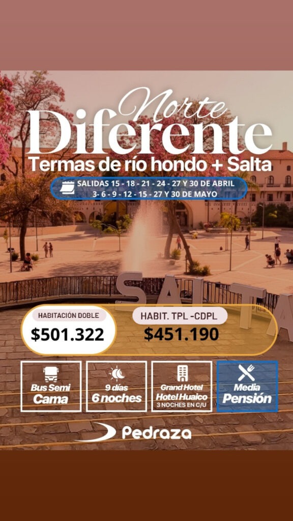 Termas de Río Hondo y Salta