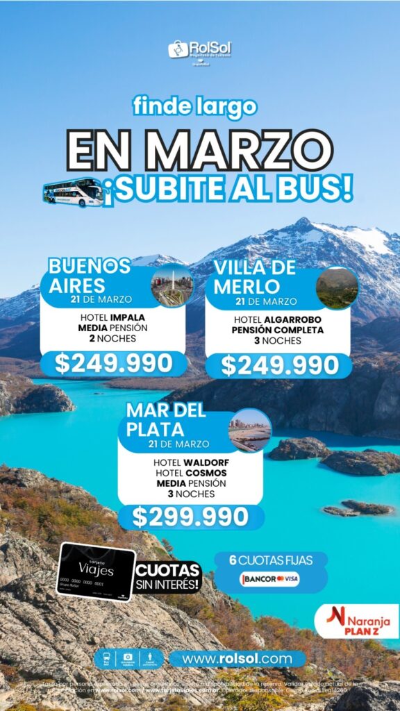 Finde Largo en Marzo